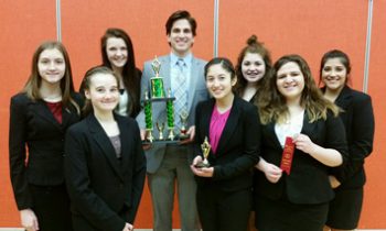 Speech team ends regular season with second place trophy