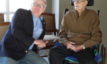 Sylvester Lonneman honored at Medal Ceremony