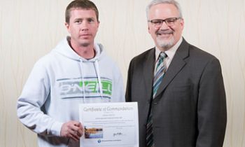 Adrian Waterworks receives award