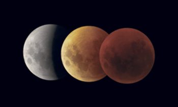 Day turns into night as eclipse occurs