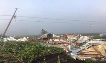Tornadoes and hail cause damage around area