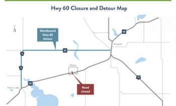 Westbound Highway 60 at Wilder  detoured beginning Sept. 11 for repairs detoured beginning Sept. 11 for repairs